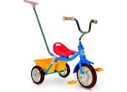 Ital Trike Triciclo 10 Inch - Blue/Rosso/Giallo
