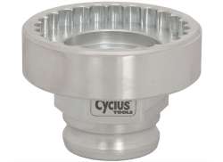 Cyclus Snap-In Lagercup Rimozione 3/8&quot; - Argento