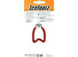 IceToolz Nipplo Raggio Tendicatena 3.45mm - Rosso
