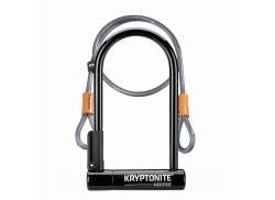 Kryptonite U-Lock + Cavo Keeper 12STD 120cm - Nero