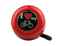 Reich I Love My Bike Campanello Bicicletta - Rosso