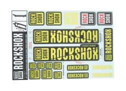 Rockshox Adesivo Set Per. &Oslash;30/32mm Forcella - Giallo