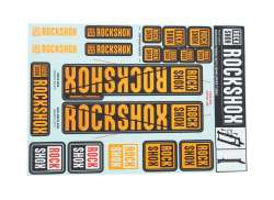 Rockshox Adesivo Set Per. &Oslash;35mm Forcella - Arancia