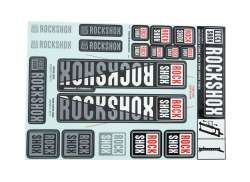 Rockshox Adesivo Set Per. &Oslash;35mm Forcella - Bianco