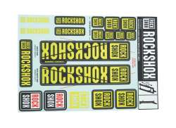 Rockshox Adesivo Set Per. &Oslash;35mm Forcella - Giallo