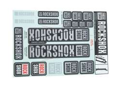 Rockshox Adesivo Set Per. &Oslash;35mm Forcella - Grigio