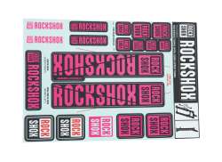 Rockshox Adesivo Set Per. &Oslash;35mm Forcella - Magenta