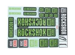 Rockshox Adesivo Set Per. &Oslash;35mm Forcella - Verde