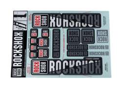Rockshox Set Adesivi Per. &Oslash;35mm Dual Corona - Bianco
