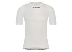 Shimano Vertex Maglietta Strato Di Base Corto Manica Bianco - L/XL