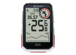 Sigma Rox 4.0 GPS Navigazione Ciclismo HR - Bianco