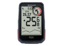 Sigma Rox 4.0 GPS Navigazione Ciclismo HR/Cadenza - Nero