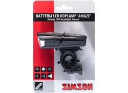 Simson Ameze Faro LED Batterie - Nero