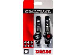 Simson Bullet Set Illuminazione LED - Nero