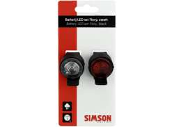 Simson Flexy Set Luce LED Batteria - Nero