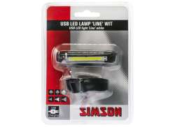 Simson Linea Faro 20 LED USB - Nero