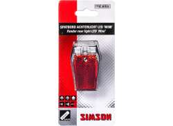 Simson Mini Luce Posteriore LED Batterie - Trasparente