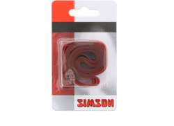 Simson Nastro Cerchio 22mm 26/28 Inch Ampio PVC Rosso
