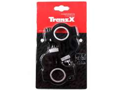TranzX Assemblaggio set &Oslash;25.4/31.8 Per. JD802 Manubrio Aerodinamico