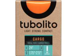 Tubolito Cargo/e-Cargo Camera D&acute;Aria 24 x 1.75 - 2.5 Vs - Arancione.