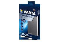 Varta Sottile Power Bank Batteria 12000mAh - Nero
