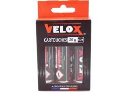 Velox Co2 Cartucce 16g Con Filettatura - Nero