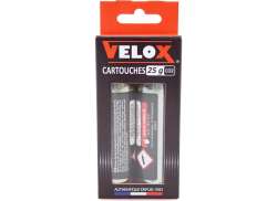 Velox Co2 Cartucce 25g Con Filettatura - Nero